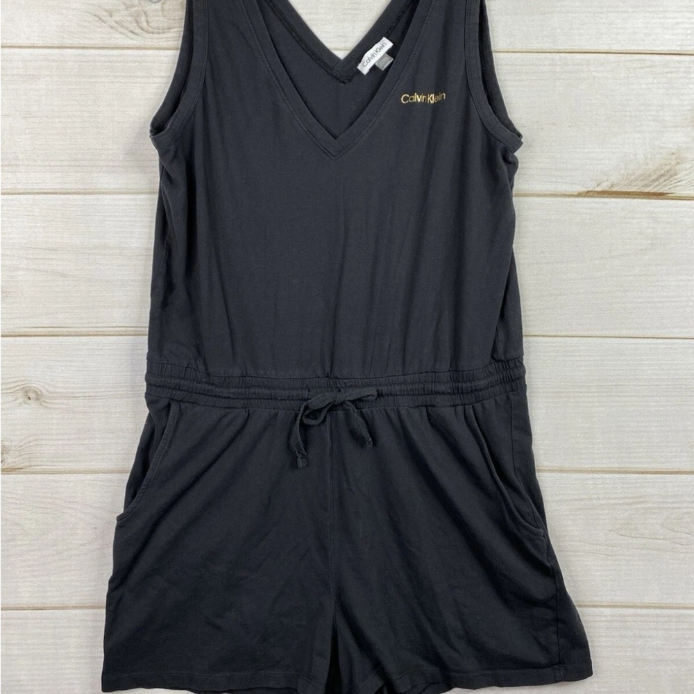 Calvin Klein Black Jumpsuit Comfortable Stretchy Fit